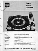 Image result for Dual 1009 Turntable Parts