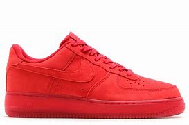 Image result for Nike Air Force 1 Suede Red