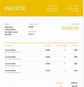 Image result for Invoice Template PSD Free