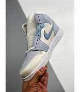 Image result for Air Jordan 1 Light Blue and White