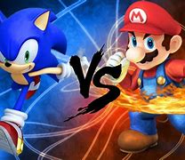 Image result for Mario vs Sonic the Hedgehog