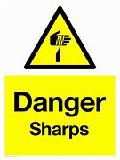 Image result for Danger Sign Sharp