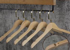 Image result for Wooden Hangers Flat