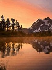 Image result for High Mountains Sunset