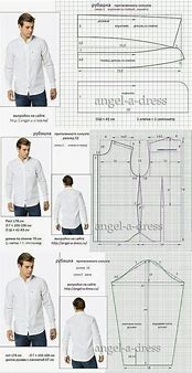 Image result for Men Shirt Patterns Sewing