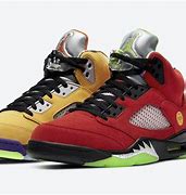 Image result for Jordan 5 Red Blue Green Yellow