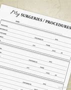 Image result for Surgical Procedure Log Book