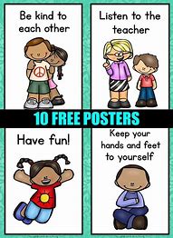 Image result for Printable Preschool Classroom Rules