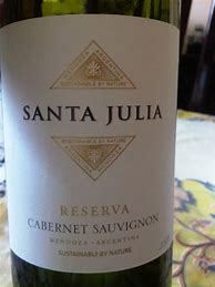 Image result for Santa Julia Cabernet Sauvignon Reserva