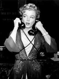 Image result for Marilyn Monroe On the Phone
