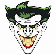 Image result for Cartoon Joker Face Drawings