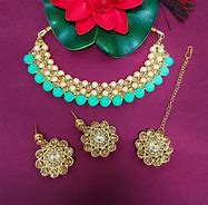 Image result for Gold Plated Necklace Set
