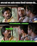 Image result for Santhanam Memes Tamil