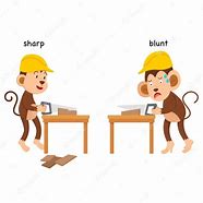 Image result for Sharp and Blunt Cartoon Pics