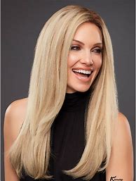 Image result for Platinum Blonde Human Hair Wigs Long