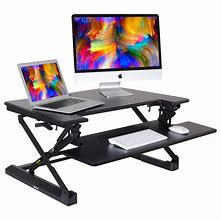 Image result for Dual Monitor Riser Stand Adjustable