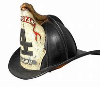 Image result for Leather Fireman Helmet