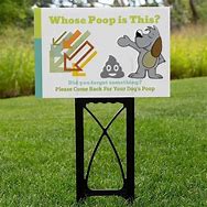 Image result for Funny No Dog Poop Signs