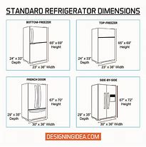 Image result for Sizes of Refrigerators Smallest to Largest