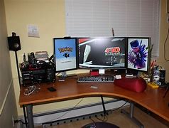 Image result for Computer Desk Setup