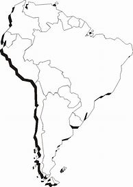 Image result for south america blank map