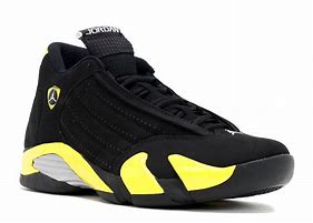 Image result for Jordan 14 Yellow and Black