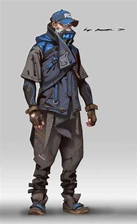 Image result for Cyberpunk Character Concept Art