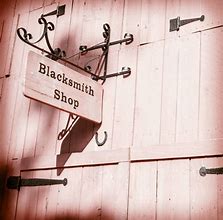 Image result for Colonial Blacksmith Shop Sign