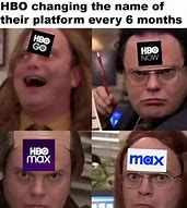 Image result for HBO/MAX Peacock Meme