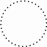 Image result for Picture of Circle in Half with Dot in Center