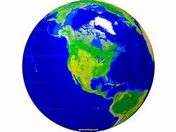 Image result for Globe Map of Earth with Us States Names