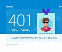 Image result for Custom 401 Page