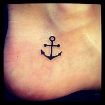 Image result for Small Anchor Tattoo