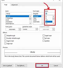 Image result for Increase Font Size Word