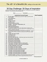 Image result for The 30-Day Writing Challenge Prompts