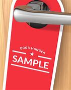 Image result for Sample Door Hangers