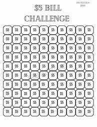 Image result for 1 Dollar Challenge Chart Printable