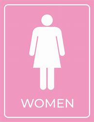 Image result for Female Bathroom Symbol Pink