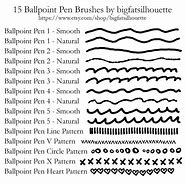 Image result for Ballpoint Pen Brush Photoshop