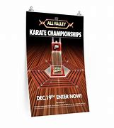 Image result for All Valley Karate Poster