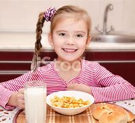 Image result for Little Girl Eating Breakfast