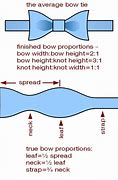 Image result for Bow Tie Size