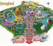 Image result for Map of Disneyland Hotels and Parks