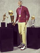 Image result for LeBron James NBA Championship Trophy