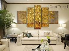 quadri moderni per arredamento da letto 5 panels abstract gold tree painting palette knife quadri moderni per arredamento da letto 5 panels abstract gold tree painting palette knife