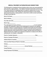 Image result for Printable Medical Authorization Form
