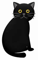 Image result for Black Cat Cartoon White Background