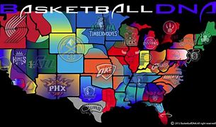 Image result for NBA Teams Map