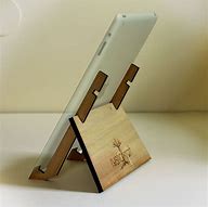 Image result for iPad Stand Wood Hold