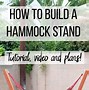 Image result for Homemade Hammock Chair Stand
